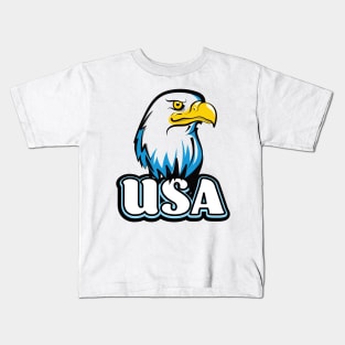 USA Bald Eagle Kids T-Shirt